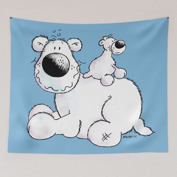 Item preview, Cute polar bears family cartoon designed and sold by modartis.