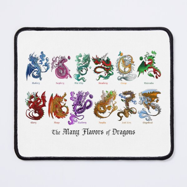 Item preview, The Many Flavors of Dragons designed and sold by Brooksie Fontaine.