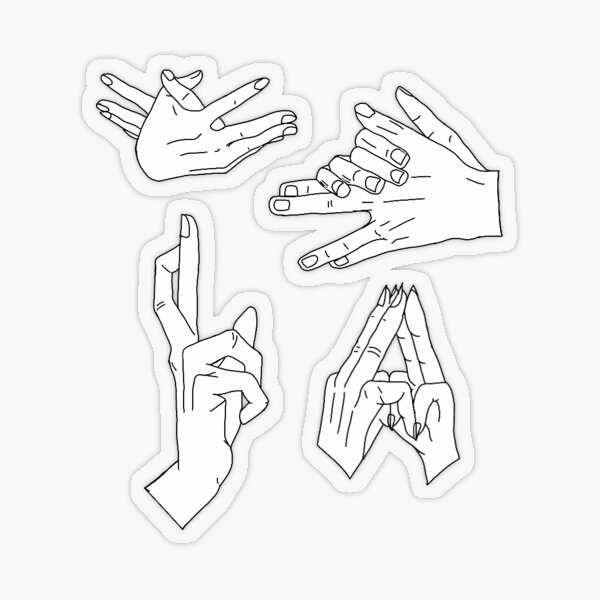 Item preview, JJK Hand Signs Filled In designed and sold by Drilona-gux.