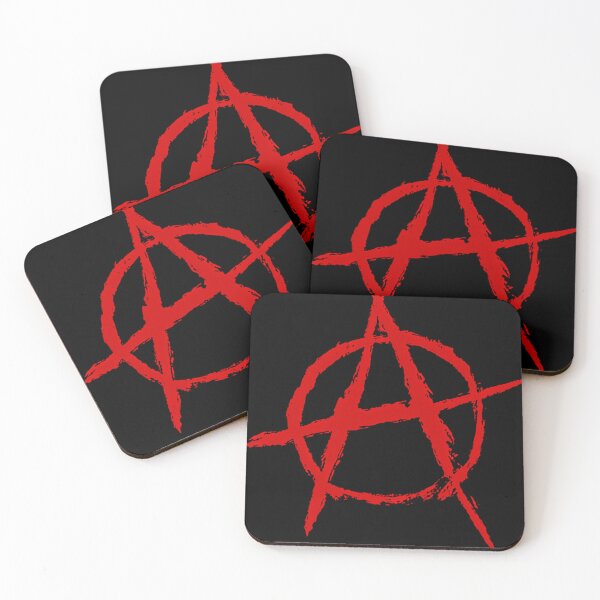 Item preview, Anarchy symbol in red  designed and sold by HankPredovic.