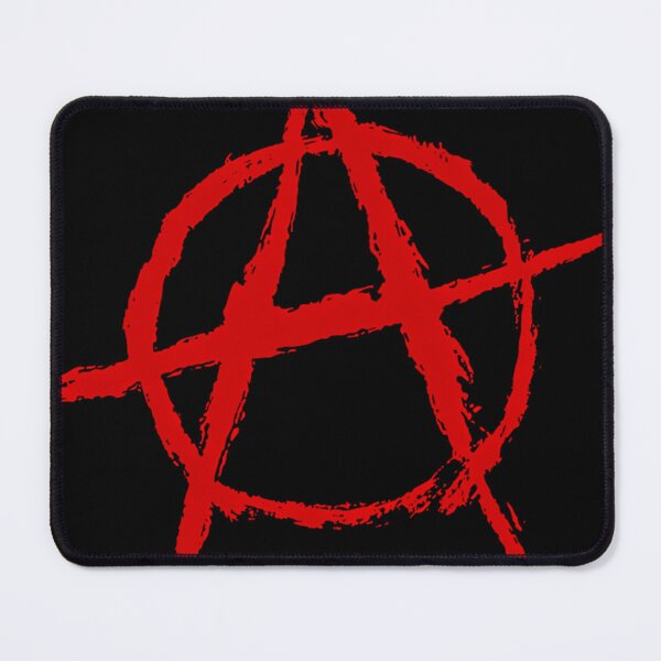 Item preview, Anarchy symbol in red  designed and sold by HankPredovic.