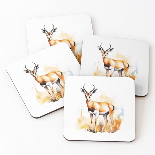 Item preview, Watercolor Springbok designed and sold by TheAnimalZ00.