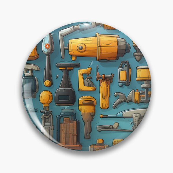 Item preview, Tool Time Blue designed and sold by above-abode.