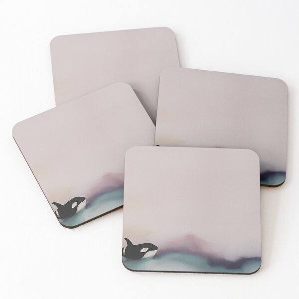 Item preview, Artsy romantic dreamy ocean orca designed and sold by BritishDelights.