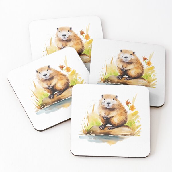 Item preview, Cute Watercolor Beaver designed and sold by TheAnimalZ00.