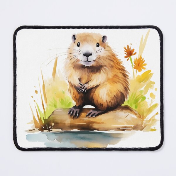 Item preview, Cute Watercolor Beaver designed and sold by TheAnimalZ00.