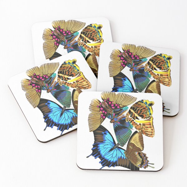 Item preview, E.A.  Séguy's Vintage Butterflies (1925) | Transparent Art Deco Graphic Print designed and sold by CanvasThread.