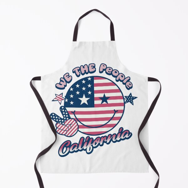 Item preview, We The People of California American Flag Smiley Face designed and sold by rroulette77.
