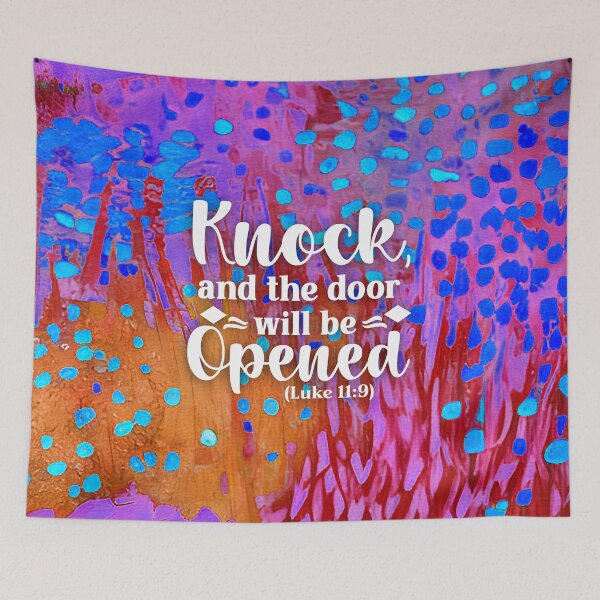 Item preview, Bible Verses About Healing - Luke 11:9 - Preppy Flowers Painting designed and sold by SpartanDStore.