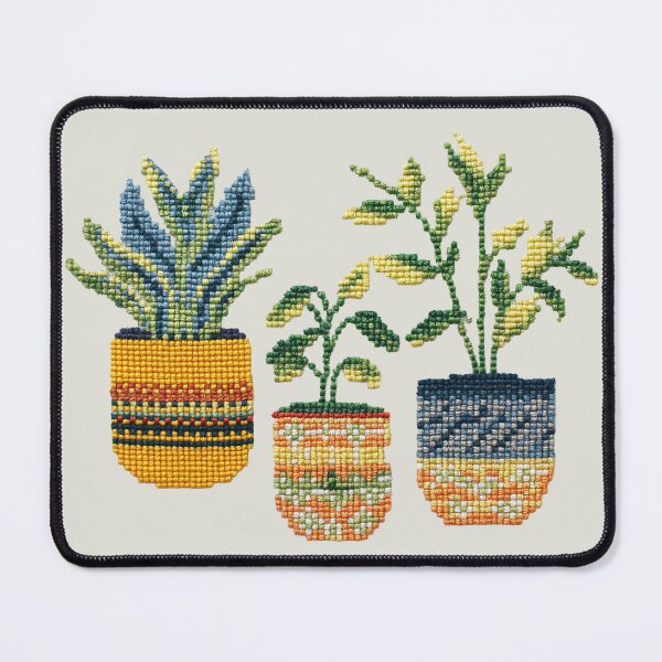 Item preview, Cross Stitch Potted Plants designed and sold by plantlady-shop.