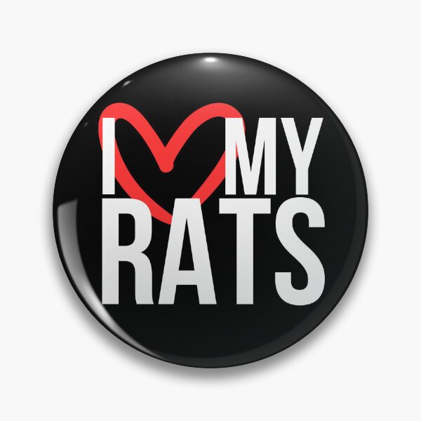 Item preview, I love my rats - for rat lovers, with heart - white variant designed and sold by Faesia.