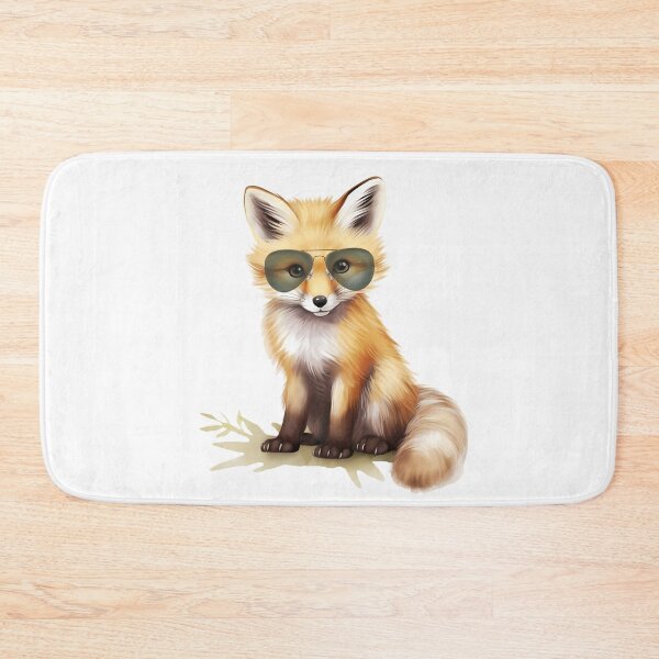 Item preview, Cute Watercolor Baby Red Fox designed and sold by TheAnimalZ00.