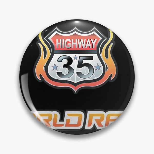 Item preview, Highway 35 World Race Logo designed and sold by DominiqueCheval.