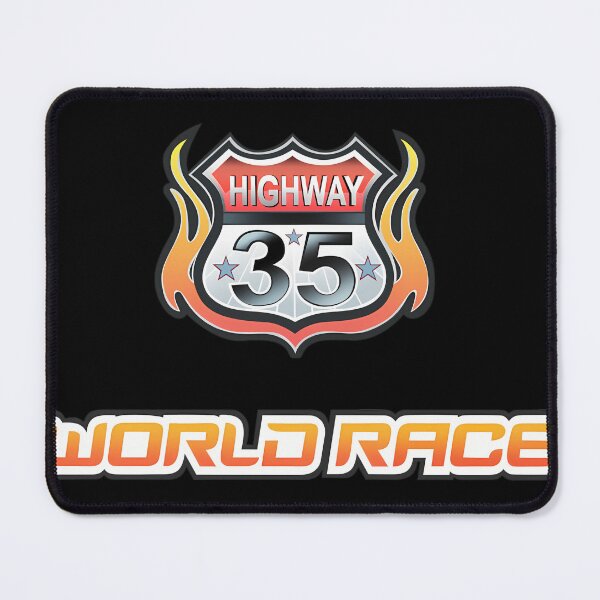 Item preview, Highway 35 World Race Logo designed and sold by DominiqueCheval.
