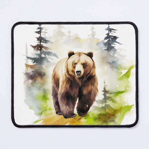 Item preview, Watercolor Grizzly Bear designed and sold by TheAnimalZ00.