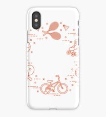 Equipment for sports activities for children. iPhone Case/Skin