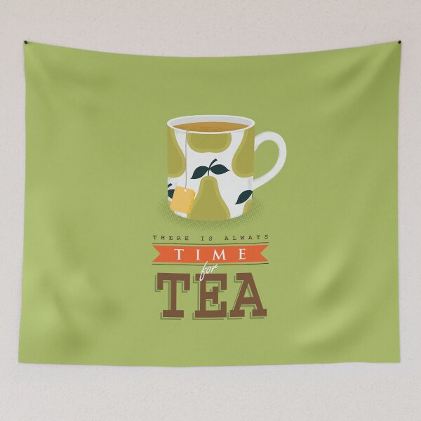Item preview, Catherine Holm Tea Art Print designed and sold by nestartlink.