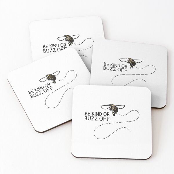 Item preview, BE KIND OR BUZZ OFF (Honeybee) designed and sold by chicorycreative.