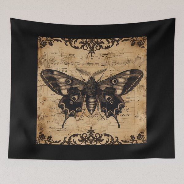 Item preview, Music Moth Ephimera designed and sold by ANotiontoKnit.