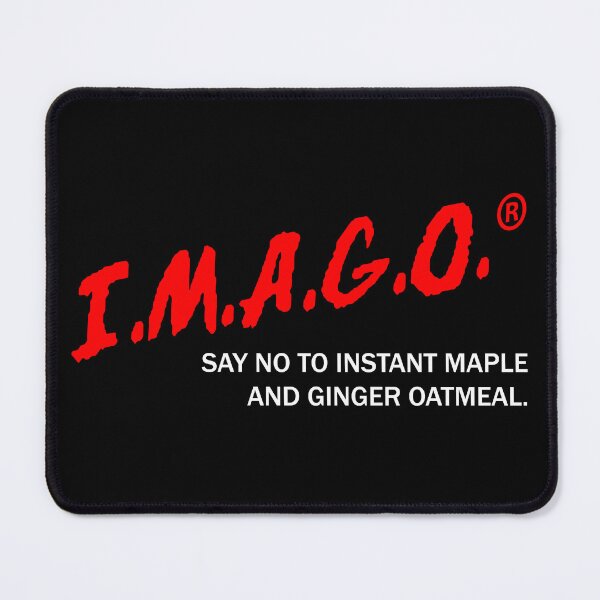 Item preview, Say No to I.M.A.G.O. with white text designed and sold by SporadicMerch.