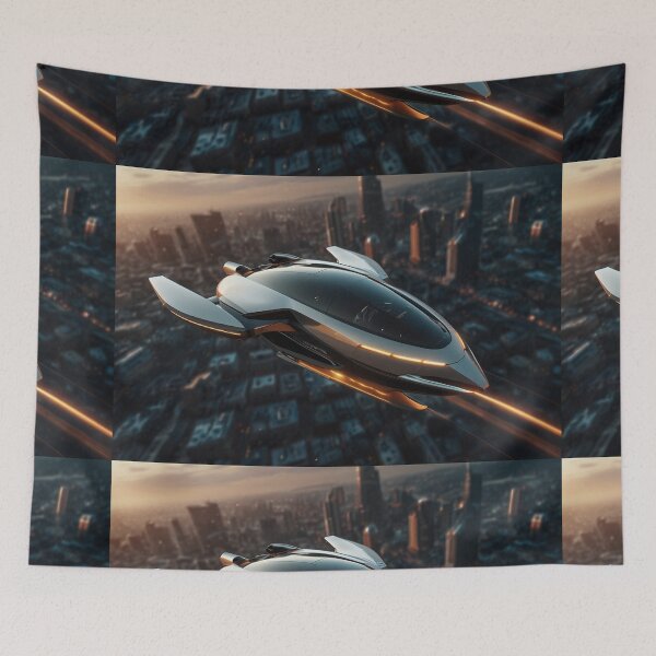 Item preview,  New Beautiful Flying Car, Fashion Art Futuristic   designed and sold by DavinciGalaxy.
