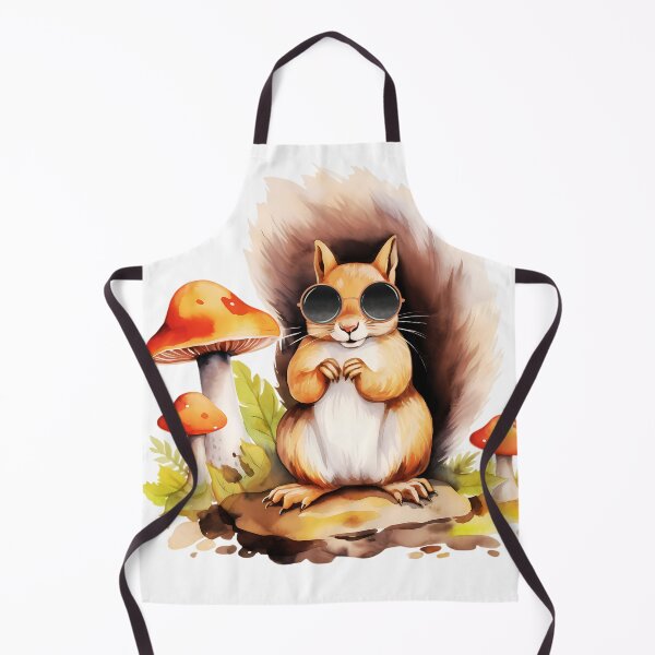 Item preview, Watercolor Squirrel Wearing Sunglasses designed and sold by TheAnimalZ00.