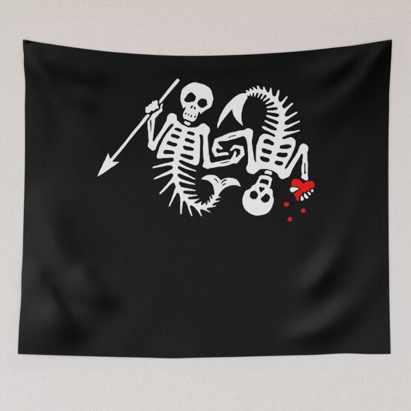 Item preview, Our Flag Means Death Ofmd S2 Skeleton Mermaids Logo designed and sold by Maximebah.