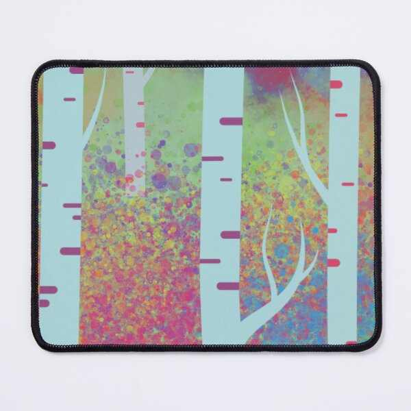 Item preview, Colorful Birch Trees designed and sold by Pixiejim.