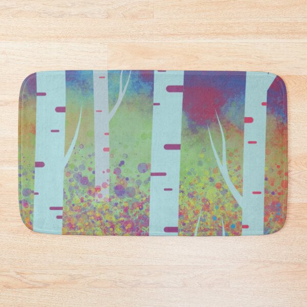 Item preview, Colorful Birch Trees designed and sold by Pixiejim.