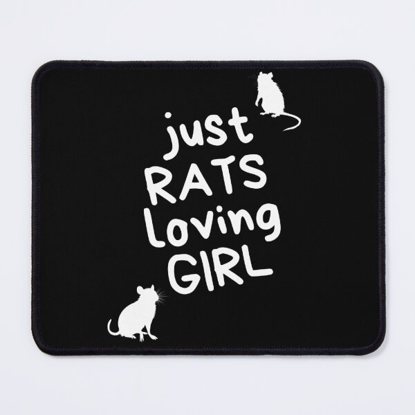 Item preview, Just RATS loving GIRL - for rat lovers - white variant designed and sold by Faesia.