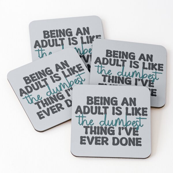 Item preview, Being an adult is the dumbest thing I’ve ever done designed and sold by toadwithbooks.