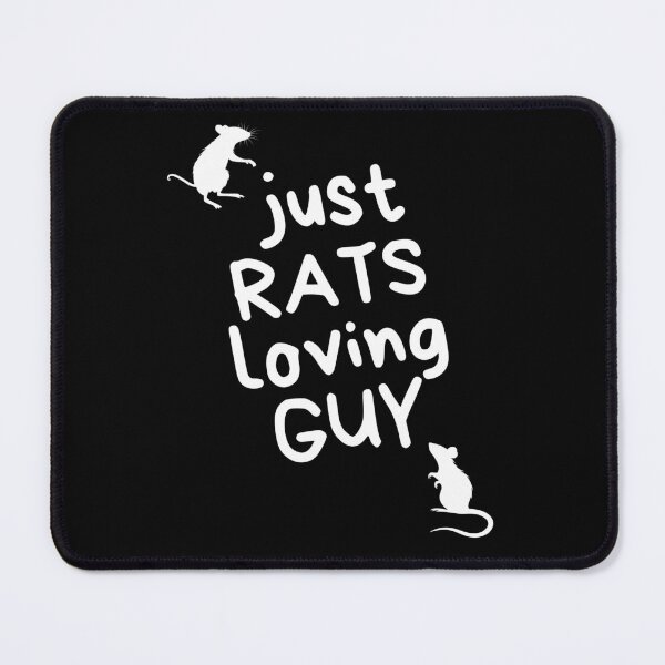 Item preview, Just RATS loving GUY - for rat lovers - white variant designed and sold by Faesia.