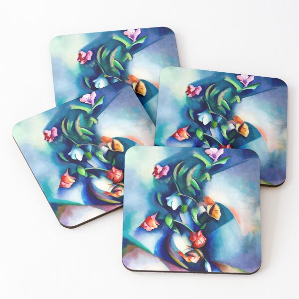 Item preview, Syncromist Flowers - 1920 Painting - William Henry Kemble Yarrow designed and sold by HeavyHits.