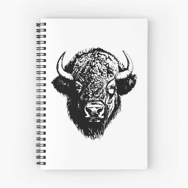 Item preview, Bison Relief Print Illustration  designed and sold by bighorndesignco.