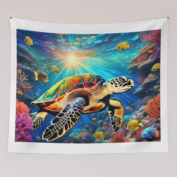 Item preview, Sea Turtle Haven designed and sold by Magnetic.