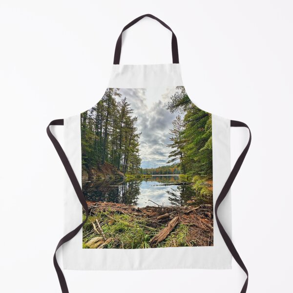 Item preview, Beautiful beaver dams in a pond during fall designed and sold by ClarissaFlora.