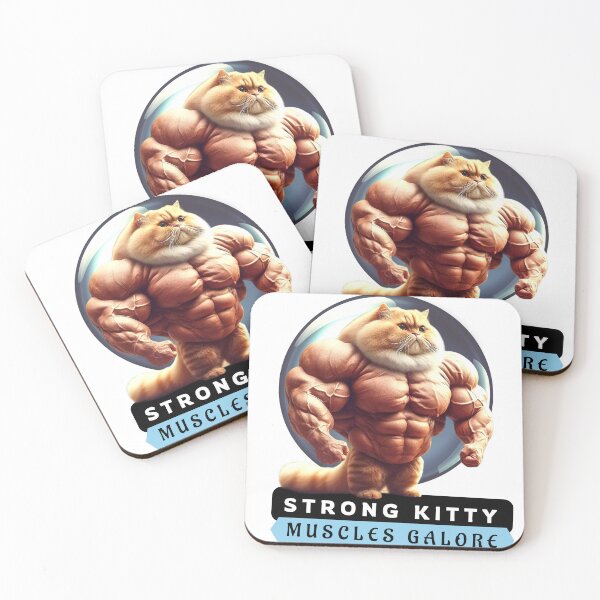 Item preview, Muscle Meow: Power Paws Edition designed and sold by Hungry-Murphy.