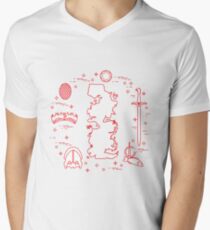 Symbols of the fantasy television series. Men's V-Neck T-Shirt