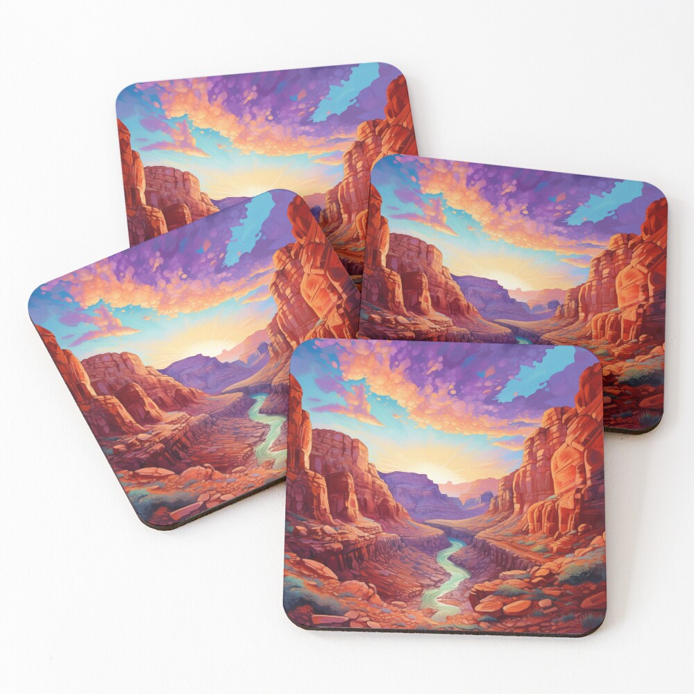 Item preview, Coasters (Set of 4) designed and sold by PrintPulseInk.