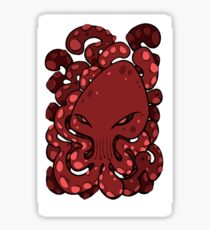 Octopus Squid Kraken Cthulhu Sea Creature - Chile Oil Red Sticker