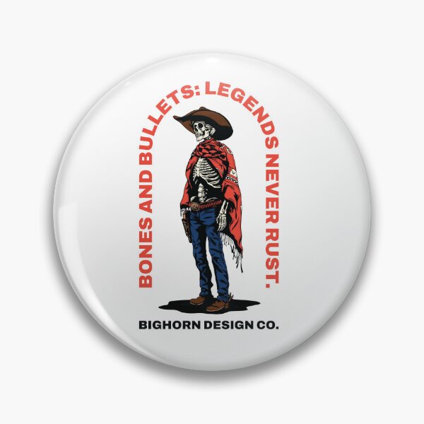 Item preview, Skeleton Cowboy Bones & Bullets Illustration designed and sold by bighorndesignco.