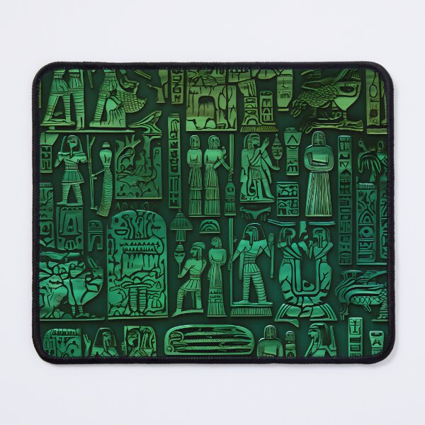 Item preview, Ancient Sumerian Emerald Glyphs – Seamless designed and sold by GalacticLabs.