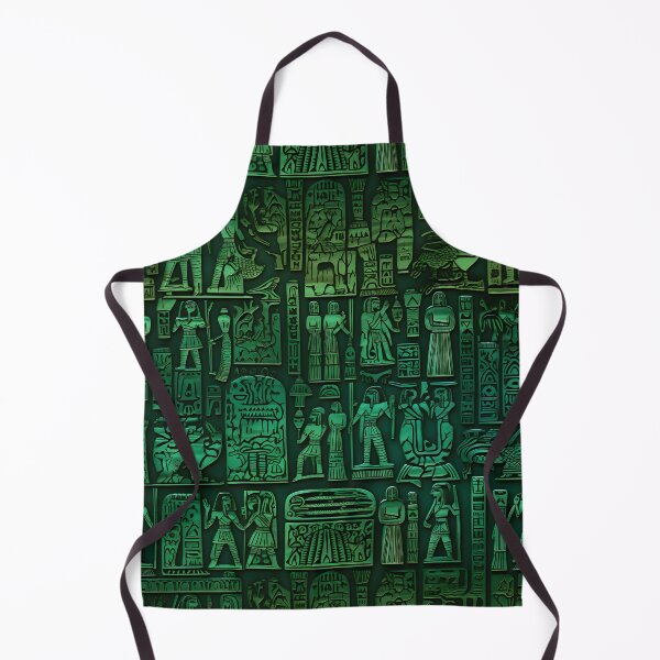 Item preview, Ancient Sumerian Emerald Glyphs – Seamless designed and sold by GalacticLabs.