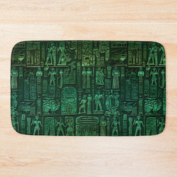 Item preview, Ancient Sumerian Emerald Glyphs – Seamless designed and sold by GalacticLabs.