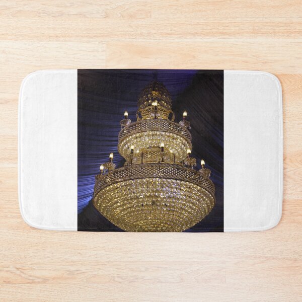 Item preview, Beautiful pearl Gold light glowing Chandelier designed and sold by MubaraksArt.