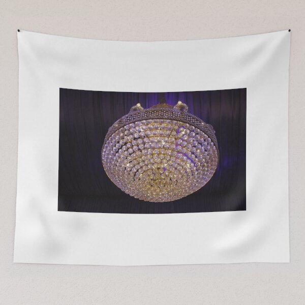 Item preview, Beautiful pearl Gold light glowing Chandelier designed and sold by MubaraksArt.