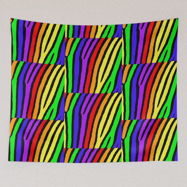 Item preview, Estampado de zebra arco iris designed and sold by blakcirclegirl.