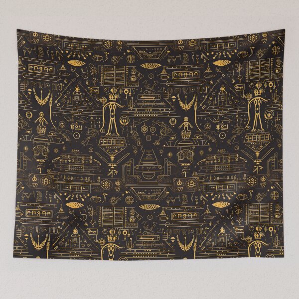 Item preview, Annunaki Tech Symbology – Seamless designed and sold by GalacticLabs.