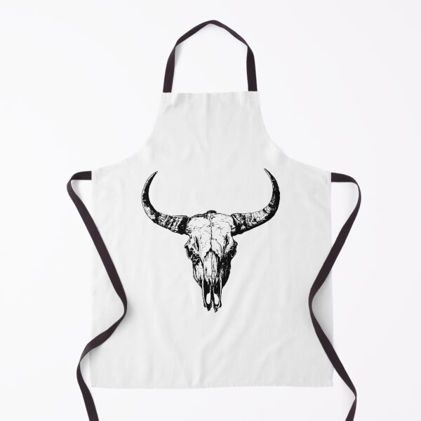 Item preview, Bison Skull Relief Print Illustration designed and sold by bighorndesignco.