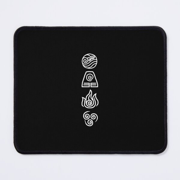 Item preview, The Four Elements - Avatar The Last Airbender [WHITE OUTLINE] designed and sold by itsaiaaa.